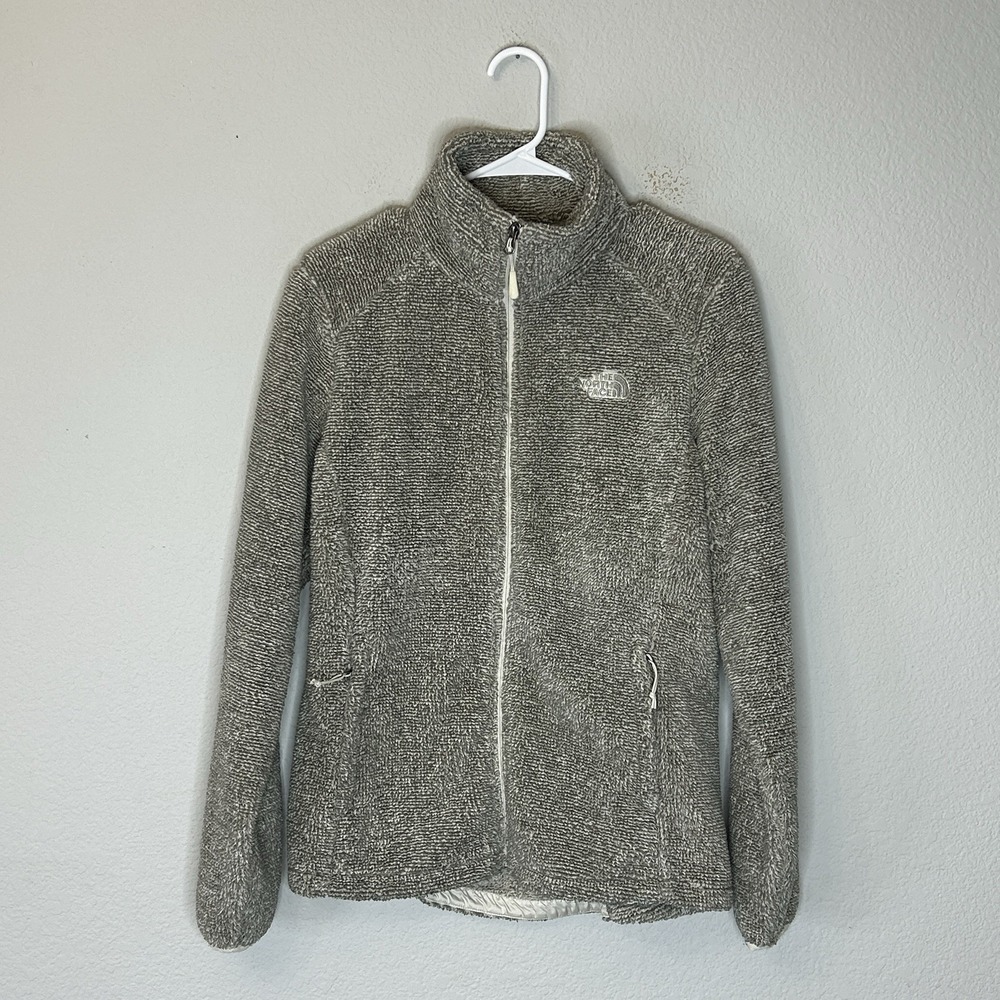 The North Face Women's Osito Full-Zip Fleece Jacket Women's L Oatmeal Gray